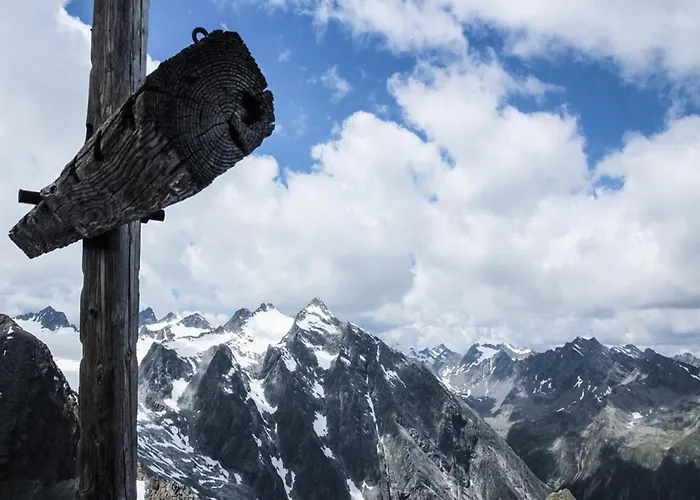 In Near Stubai Glacier Skiing *